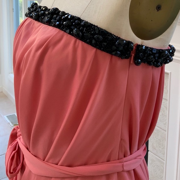 ❤️VERA WANG❤️ NWOT Lavender Strapless Draped Dress - Picture 7 of 8